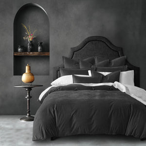 TWO Cascade Velvet Euro pillow covers 26 x 26" includes TWO 26 x 26" inserts (filled with 22oz 50/50 Hutterite Duck)