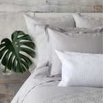 Hotel Roma Percale Duvet Cover - Smoke