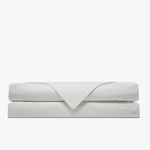 Hotel Roma Percale FITTED sheet - TWIN WHITE - 15" pocket