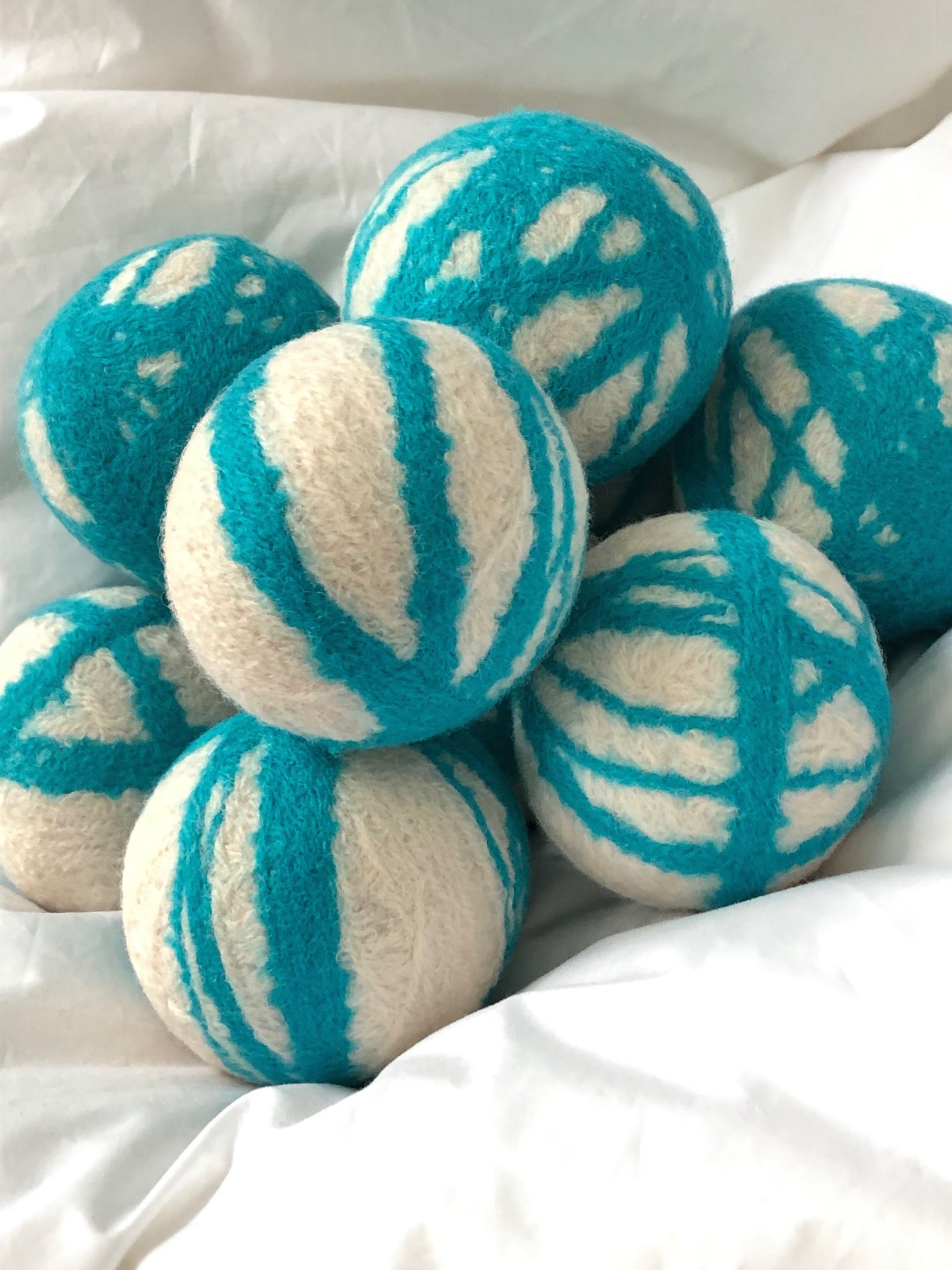 Canadian made wool dryer balls